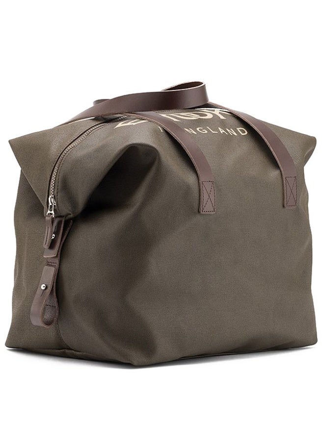 Brooks England Clapham 26L Bicycle Tote Bag, Cotton Canvas with Leather Handles and Zip Closure - Image 2