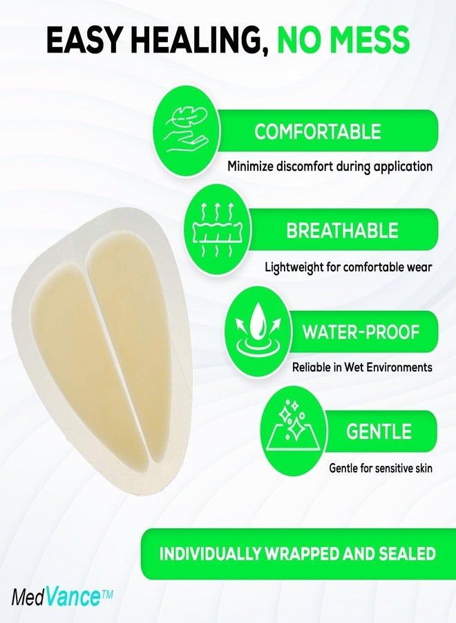 MedVance Hydrocolloid – Bordered Hydrocolloid Adhesive Dressing, Sacral, 6"X 7" Box of 5 DRESSINGS - Image 4