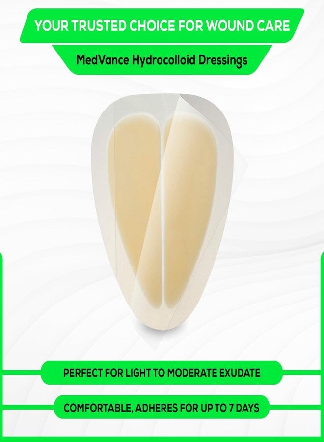 MedVance Hydrocolloid – Bordered Hydrocolloid Adhesive Dressing, Sacral, 6"X 7" Box of 5 DRESSINGS - Image 5