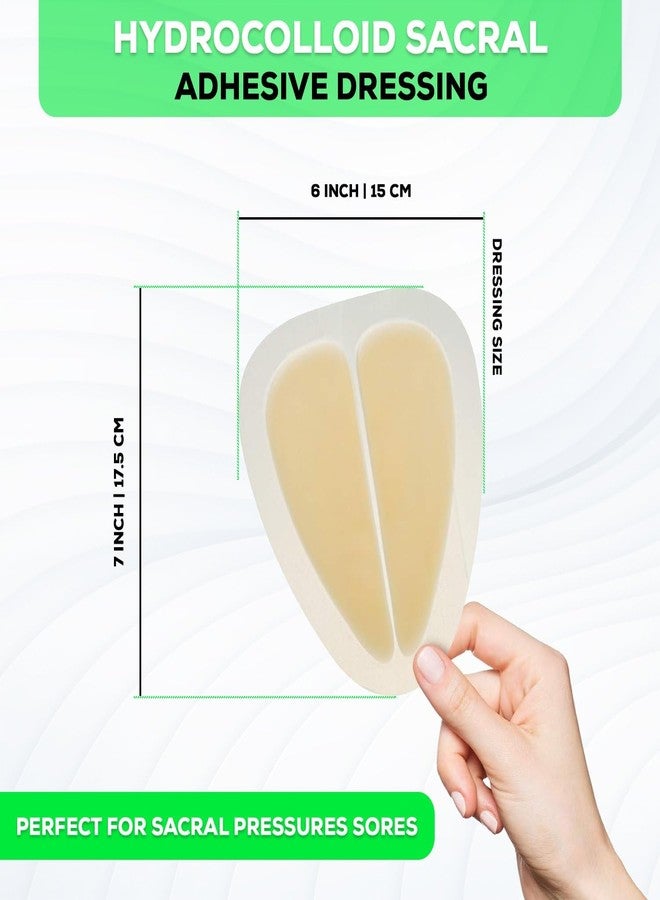MedVance Hydrocolloid – Bordered Hydrocolloid Adhesive Dressing, Sacral, 6"X 7" Box of 5 DRESSINGS - Image 2