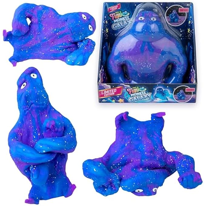 Orb Factory Limited Edition ORB Jumbo Funkee GALAXY Monkee - Big 4.5 Pound Cosmic Stretchy Monkey - Funny, Squishy, Squeeze for Stress Relief - Special Edition Collectible Sensory / Fidget Toy for Kids and Adults - Image 1