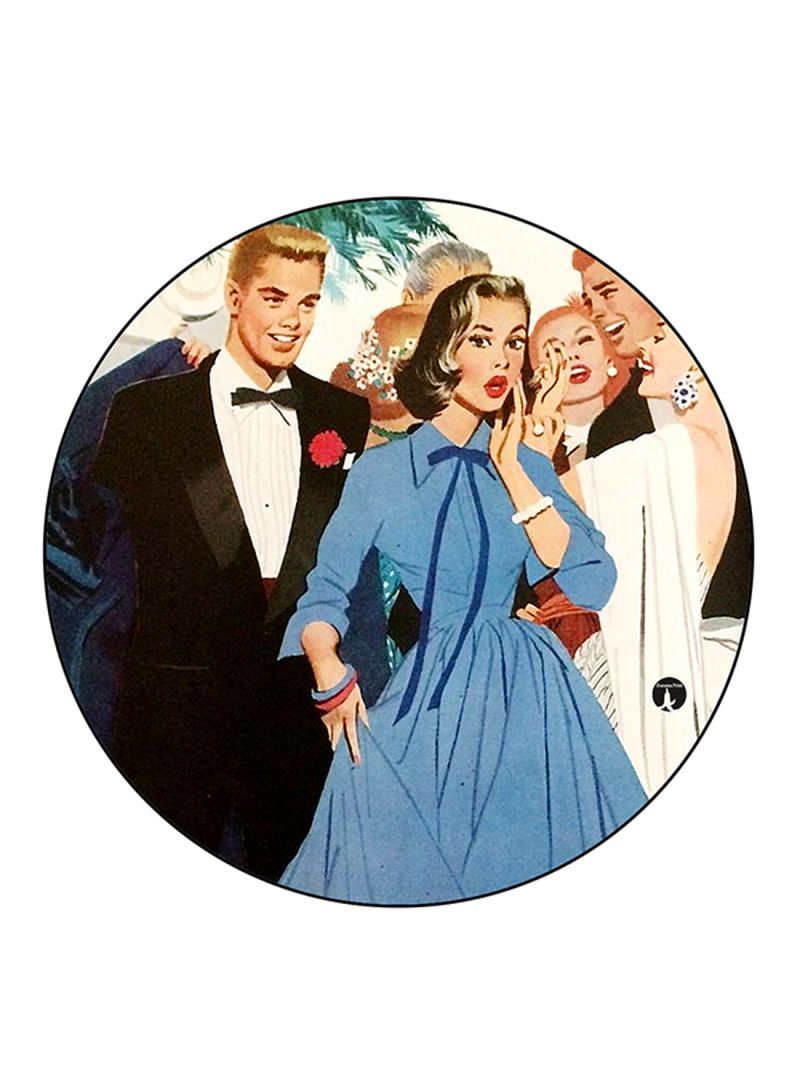 RKN Vintage Art Printed Fridge Magnet Multicolour - Image 1