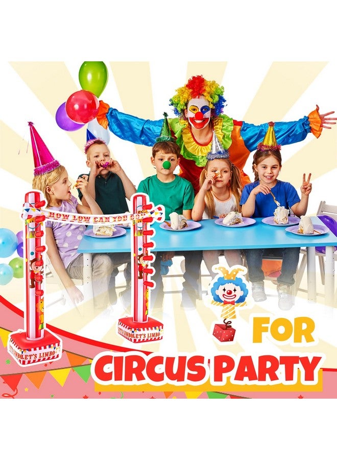 Threan Circus Inflatable Limbo Game for Kids Adults Toddlers Carnival Theme Party Enhance Family Bonding for Indoor Outdoor Birthday Picnic Pool - Image 5