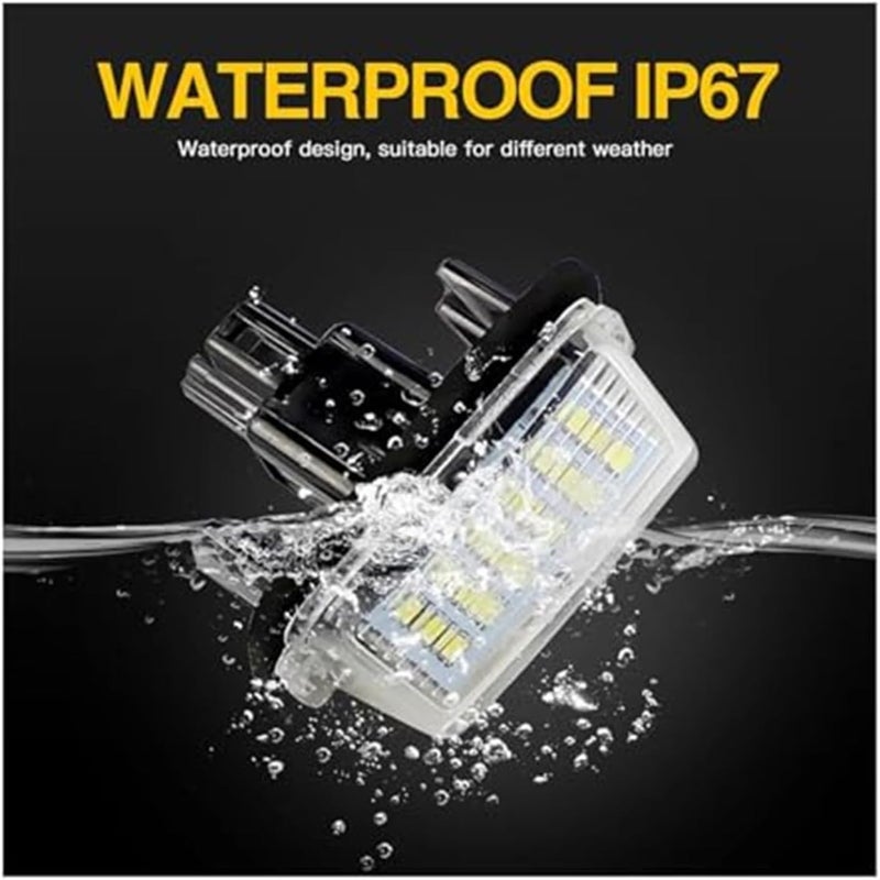 Vuzmode LED License Plate Lights for Toyota - Image 3