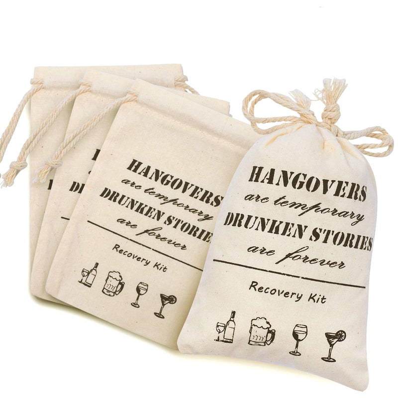 Whaline 20 Pack Bachelorette Hangover Recovery Kit Bags for Wedding and Valentines Day Party Gift Decoration