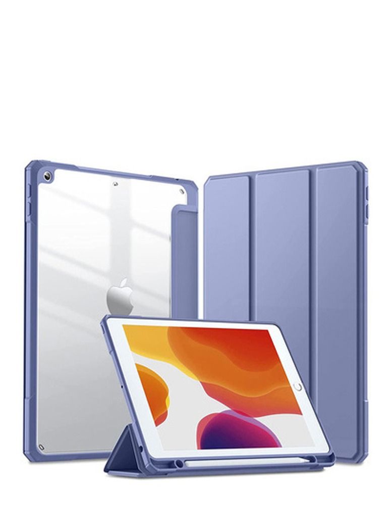Loquat Purple iPad case with pen slot