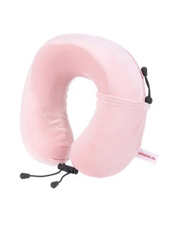 Miniso Foldable Memory Foam Neck Pillow (Pink) 