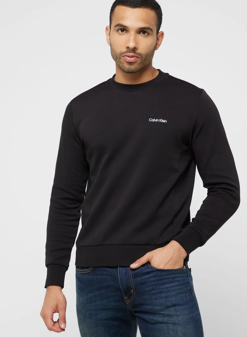 CALVIN KLEIN Logo Crew Neck Sweatshirt