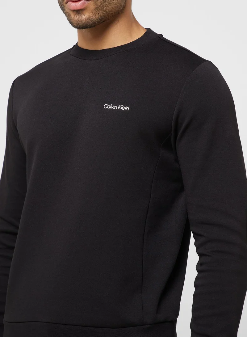 CALVIN KLEIN Logo Crew Neck Sweatshirt