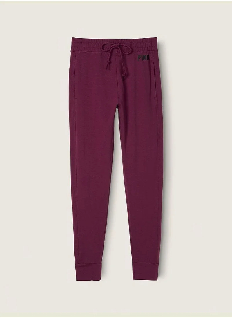 PINK Cotton High Waist Joggers