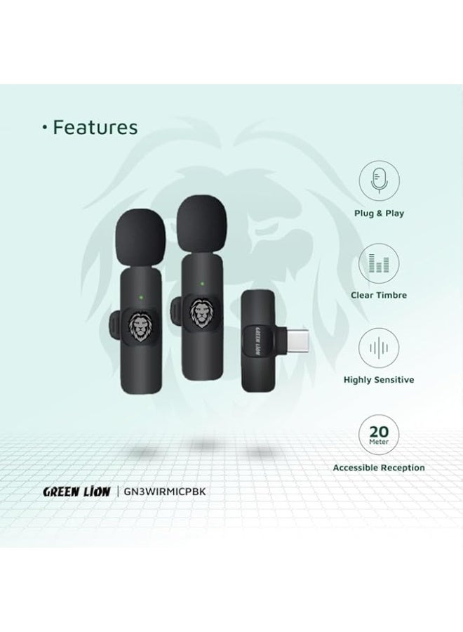GREEN LION 3 IN 1 WIRELESS MICROPHONE - Image 4