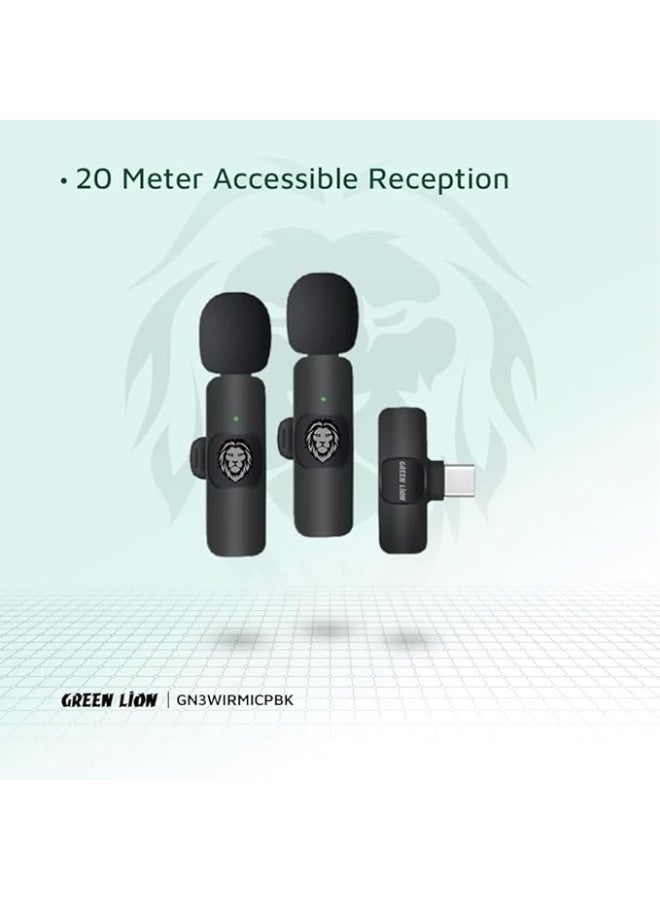 GREEN LION 3 IN 1 WIRELESS MICROPHONE - Image 2