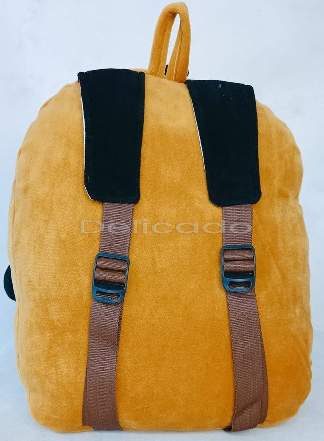 Delicado Cute Small Toddler Kids Backpack Plush Cartoon Mini children Nursery/School/Picnic/Travelling Bag for Baby Girl Boy Age 1-5 Years (14 * 12 inches) - Image 5