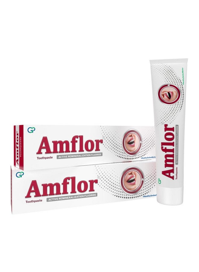 Amflor Toothpaste For Braces | Prevents Cavities & White Spot Lesions | Organic Amine Fluoride For Enamel Remineralization| Mint Flavour Orthodontic Toothpaste | Pack Of 2 (70 G Per Pack) - Image 1