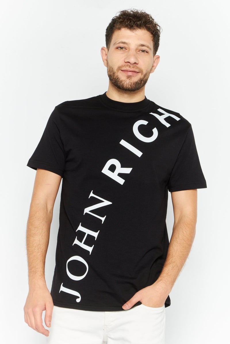 JOHN RICHMOND Men Crew Neck Short Sleeves Printed T-Shirt, White - Image 1