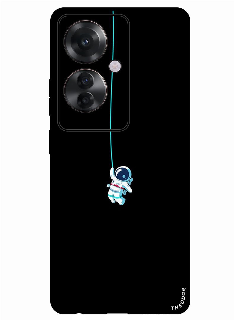 Theodor Protective Case Anti Scratch Shock Proof Bumper Cover For Oppo F25 Pro Astronaut hanging (2) - Image 1