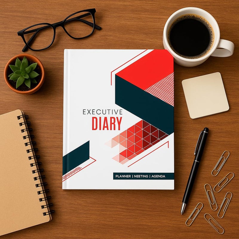 COI A4 Executive Appointment Diary | 240 Pages 70 GSM Premium Paper | Hardcover Daily To-Do Planner & Business Journal | Ideal Unisex Organizer & Productivity Booster - Image 4