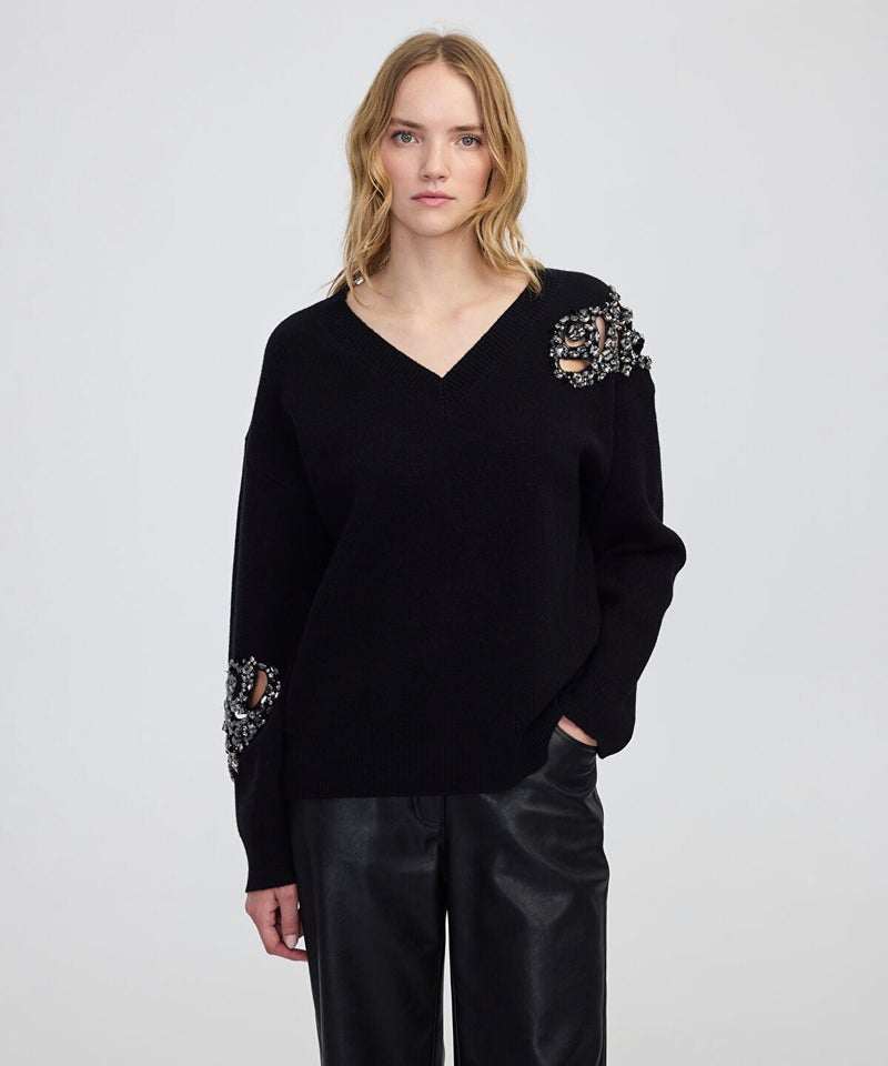 Ipekyol Embellished Knit Sweater - Image 2