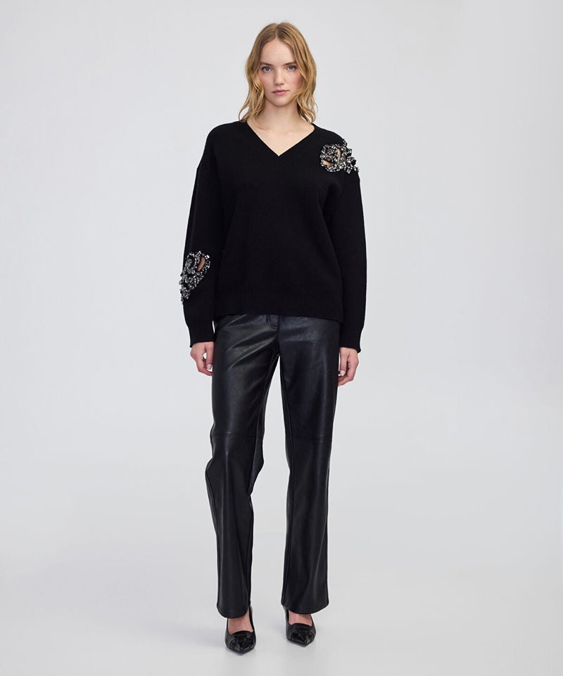 Ipekyol Embellished Knit Sweater - Image 4