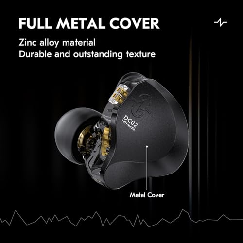 Kinboofi CCZ DC02 USB C Earbuds Wired with Microphone, Dual Magnetic Circuit DD IEM Earbuds,in Ear Type C Headphones with mic, Powerful Bass, Lightweight, Type-C Wired Earphones with Tangle-Free Flat Cable - Image 4