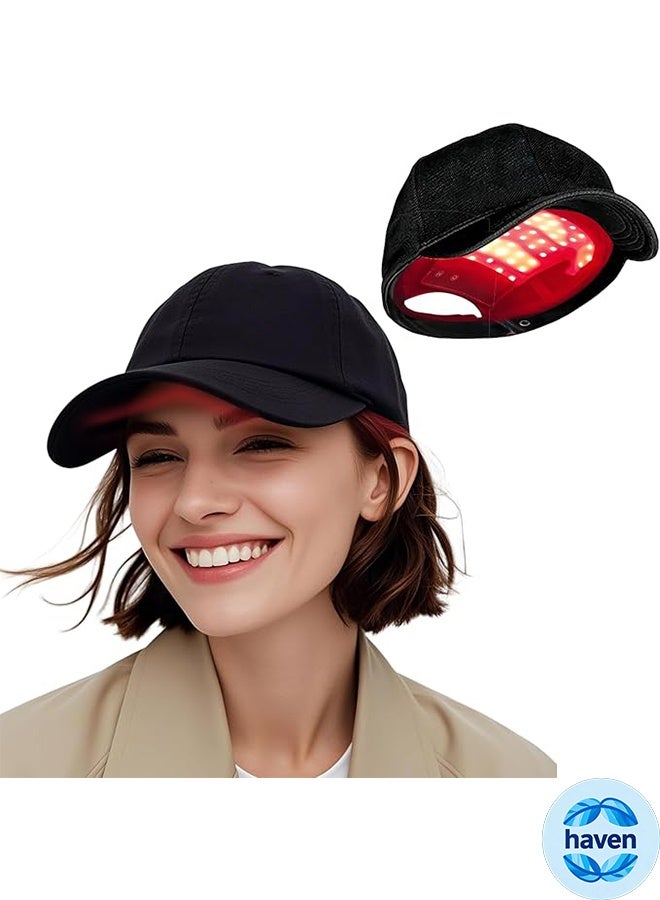 HAVEN 120PCS Lamp Beads LED Red and Infrared Light Therapy Cap for Stress Relief Brain Relax Hair Loss Regrowth Treatment Cap - Image 1
