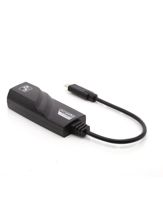 ماركة غير محددة محول شبكة خارجي جيجابت إيثرنت بمنفذ USB نوع C – سرعة 10/100/1000 ميجابت في الثانية  - Image 2