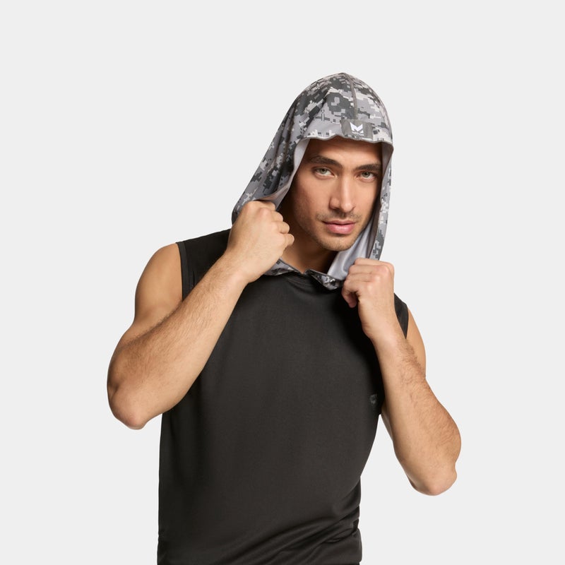 MISSION Cooling Hoodie Towel- Sport Hood Towel, Cools when Wet, UPF 50, Contours Your Head to Stay in Place- Digi Camo - Image 2