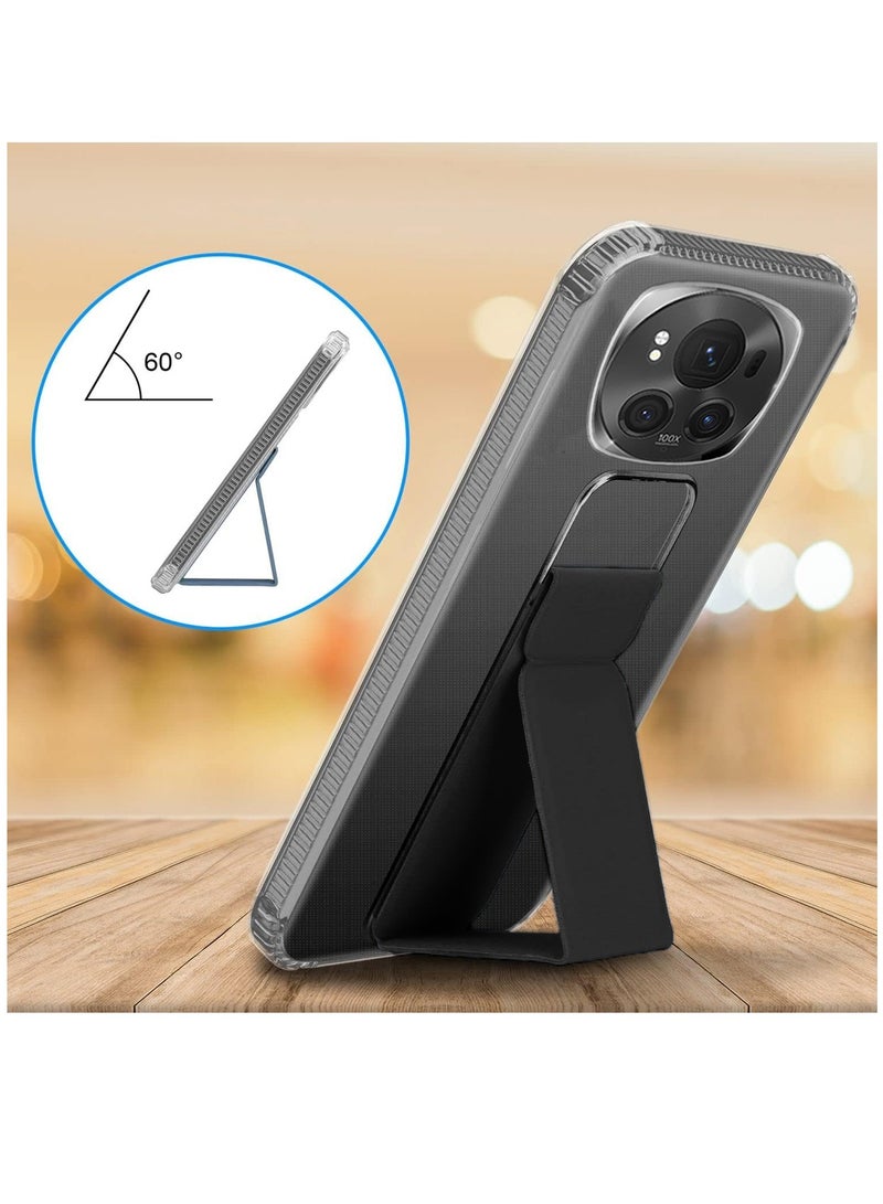 Wtech TPU Hand Grip Air Pillow Case Cover For Honor Magic6 Pro 5G 2024 Clear/Black - Image 3