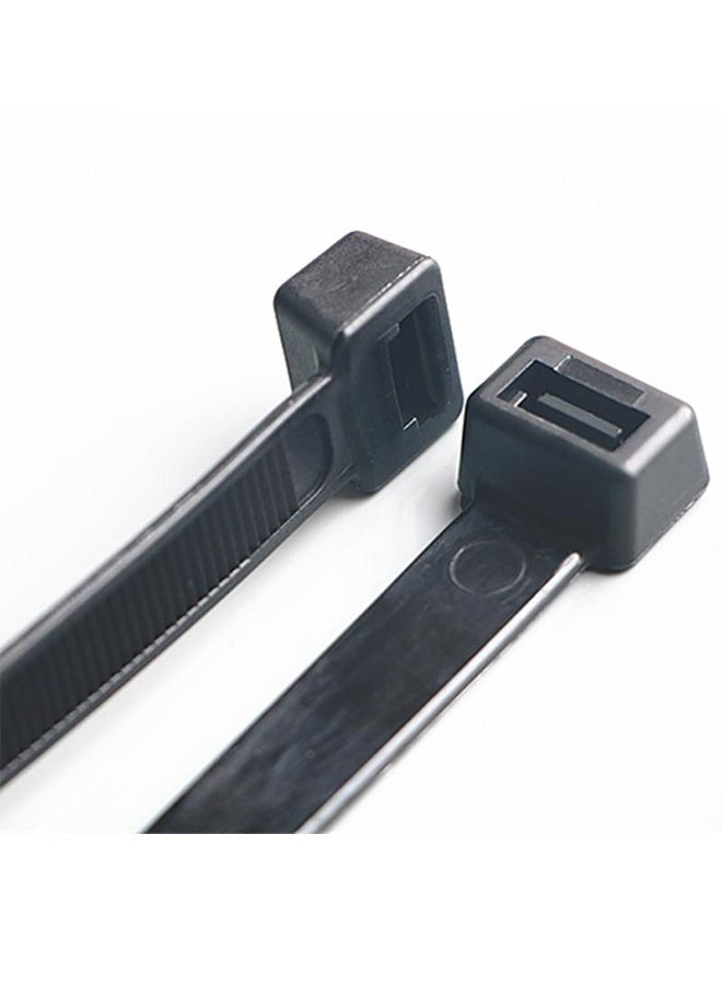 4x100mm, 100 Piece, Black - Black Zip Ties with Self-Locking, UV & Heat Resistance, Nylon Material - Ideal for Electrical, Construction, Garden, and Cable Management - Image 4