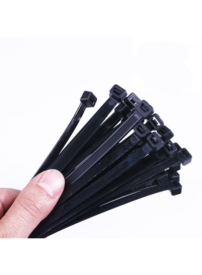 4x100mm, 100 Piece, Black - Black Zip Ties with Self-Locking, UV & Heat Resistance, Nylon Material - Ideal for Electrical, Construction, Garden, and Cable Management - Image 5
