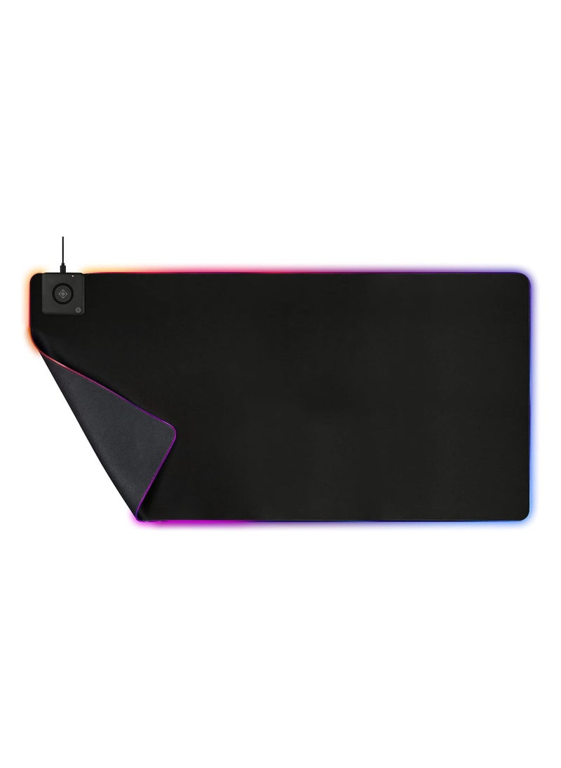 DELTACO GAMING - DELTACO RGB Mousepad with 10W Fast Wireless Charging & Extra Large Neoprene Surface - Image 1