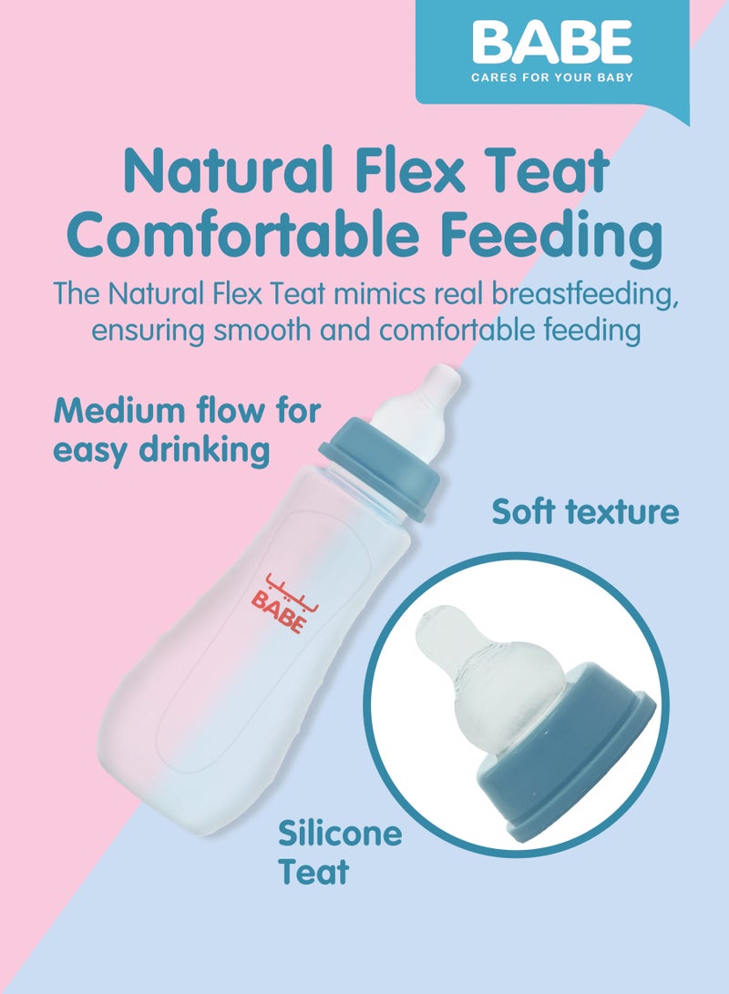 Babe Baby Feeding Bottle - 250ml / 8oz | Safe, Durable & Easy to Use - Image 5