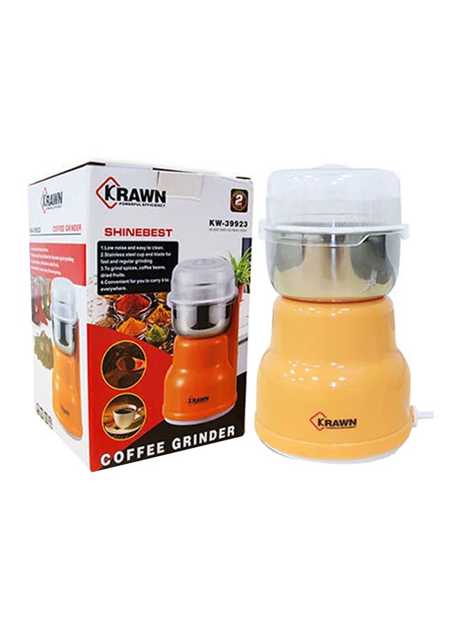 كراون مطحنة قهوة 6 ml 100 W KW-39923 برتقالي/فضي - Image 1