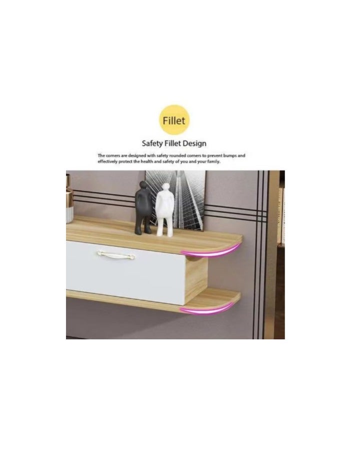Generic Floating TV Stand,TV Shelf,Modern Floating TV Console,Wall Mounted TV Cabinet, Entertainment Center with Storage for Bedroom Living Room（DSG020） - Image 3