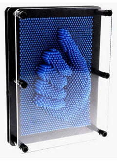 PowerTRC PowerTRC Classic 3D Pin Art Toy, Hand Art Sensory Toy Hand Pins Impression Toy, Fun Fidget Pin Art Board Toy for Birthday Gifts 8x6 Inches  - Image 4
