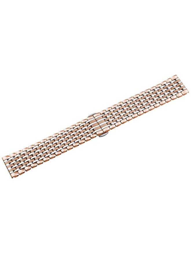 Juntan Stainless Steel Bands Compatible for Samsung Galaxy Watch 7/6/5/4 Band 40mm 44mm, Watch 5 Pro 45mm, Galaxy Watch 6/4 Classic 43mm 47mm 42mm 46mm, Quick Release 20mm Metal Straps for Women Men - Image 3