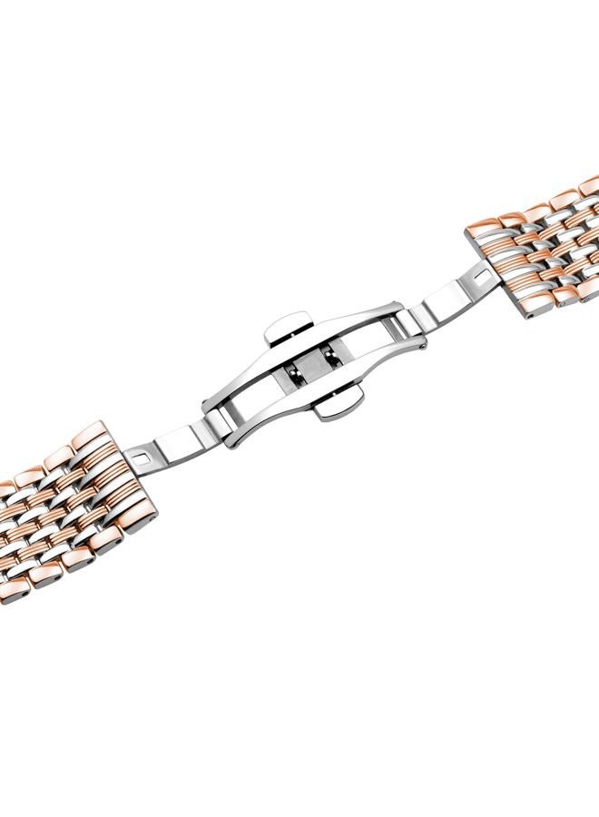 Juntan Stainless Steel Bands Compatible for Samsung Galaxy Watch 7/6/5/4 Band 40mm 44mm, Watch 5 Pro 45mm, Galaxy Watch 6/4 Classic 43mm 47mm 42mm 46mm, Quick Release 20mm Metal Straps for Women Men - Image 4