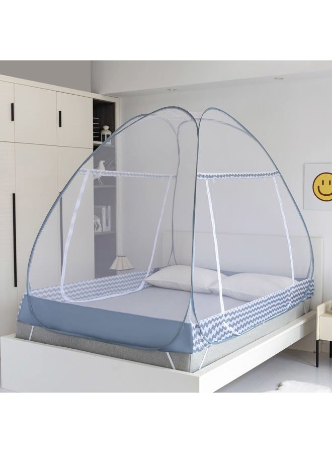 FENGJIDA Mosquito Net Pop Up Ten,Folding Netting Bed Tent,Portable Mosquito Netting with Bottom,Bug Net,Canopy Outdoor,Camping Tent,Insect Screen,Ultralight,Folding Design,L79 x W59 x H57 inch - Image 3