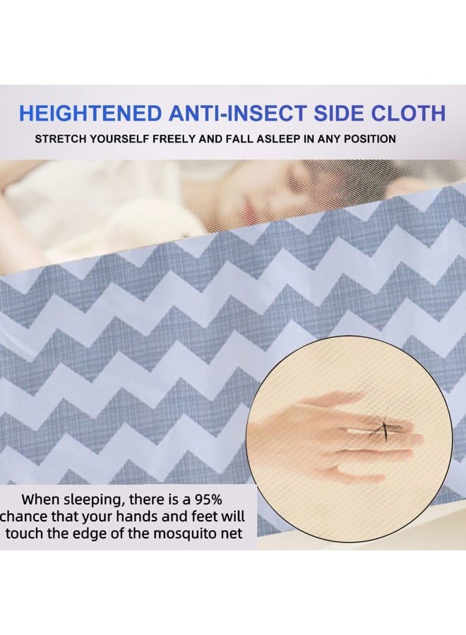 FENGJIDA Mosquito Net Pop Up Ten,Folding Netting Bed Tent,Portable Mosquito Netting with Bottom,Bug Net,Canopy Outdoor,Camping Tent,Insect Screen,Ultralight,Folding Design,L79 x W59 x H57 inch - Image 4