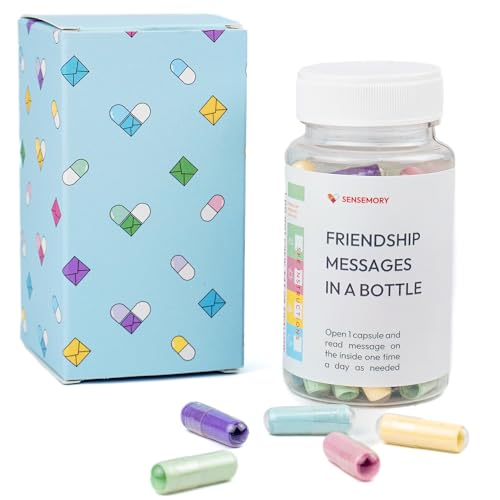 Sensemory 50 Frienship Capsule Letters Messages in a Bottle - Best Friend Birthday Gifts for Women, BFF, Sister, Bestie - Cute Bestfriend Gift Ideas, Christmas Stocking Stuffers for Women - Image 4