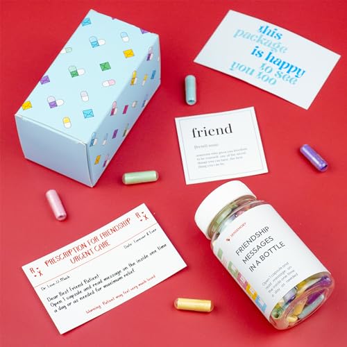 Sensemory 50 Frienship Capsule Letters Messages in a Bottle - Best Friend Birthday Gifts for Women, BFF, Sister, Bestie - Cute Bestfriend Gift Ideas, Christmas Stocking Stuffers for Women - Image 5