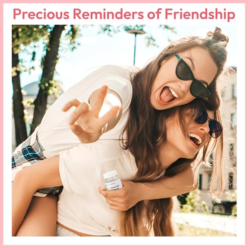 Sensemory 50 Frienship Capsule Letters Messages in a Bottle - Best Friend Birthday Gifts for Women, BFF, Sister, Bestie - Cute Bestfriend Gift Ideas, Christmas Stocking Stuffers for Women - Image 2