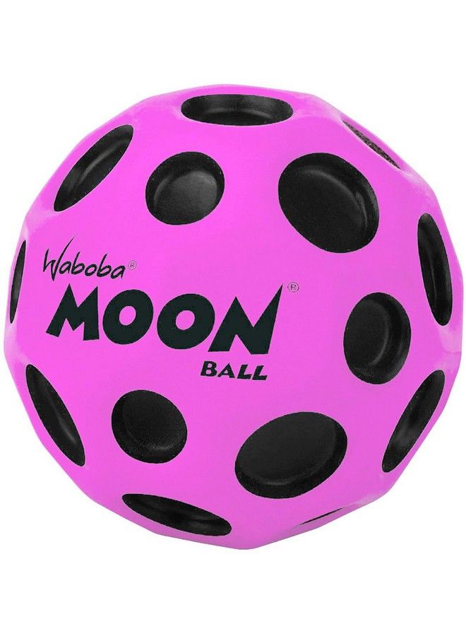 Waboba Moon Ball Bounces Out Of This World Original Patented Design Craters Make Pop Sounds Easy To Grip Color Pink - Image 2