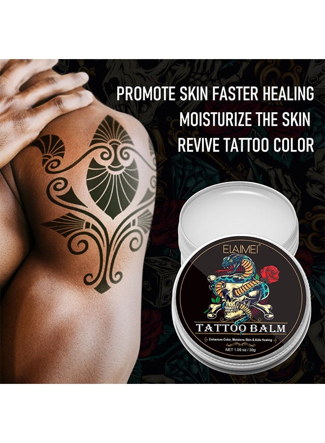 Elaimei Tattoo Balm Aftercare Cream Ointment For Before During And Post Tattoo Moisturizing Balm To Promote Skin Healing 30G - Image 5