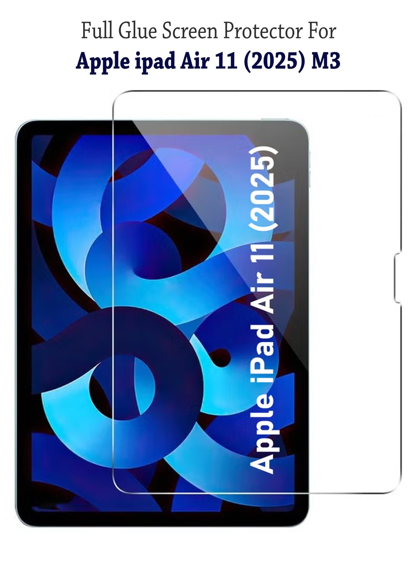 JOMILA Apple iPad Air 11 (2025) (M3) Tempered Glass Screen Protector HD Scratch Resistant Bubble-Free Easy Installation for Apple iPad Air 11 (2025) (M3)