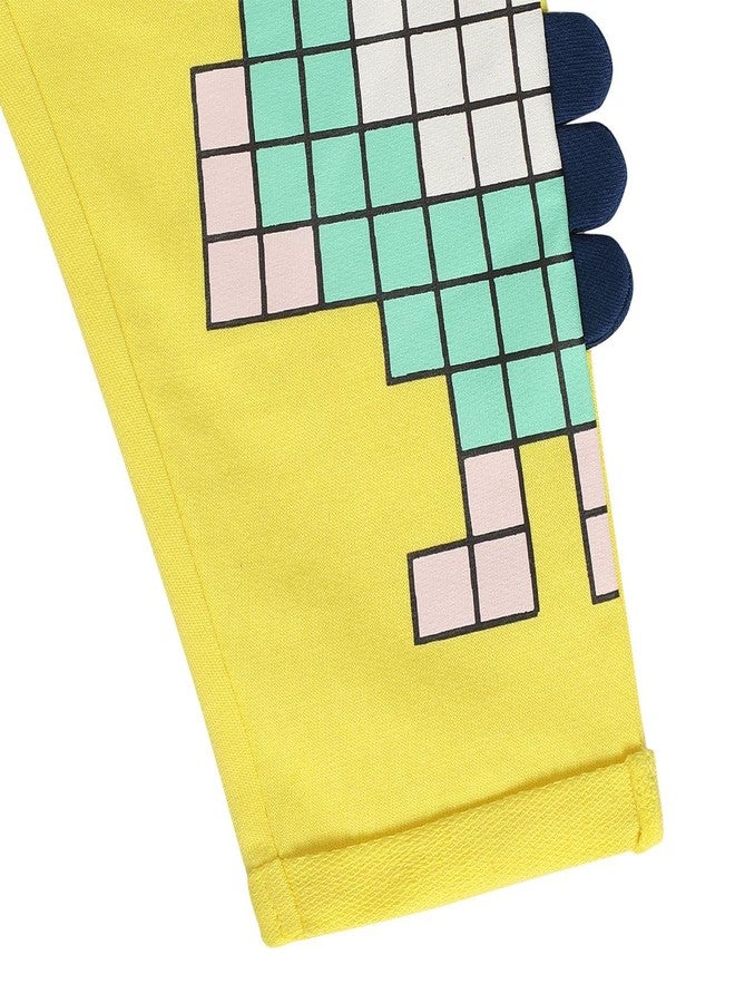 miniklub Baby Knitted Cotton Yellow Color Bottom (3-6M) - Image 5