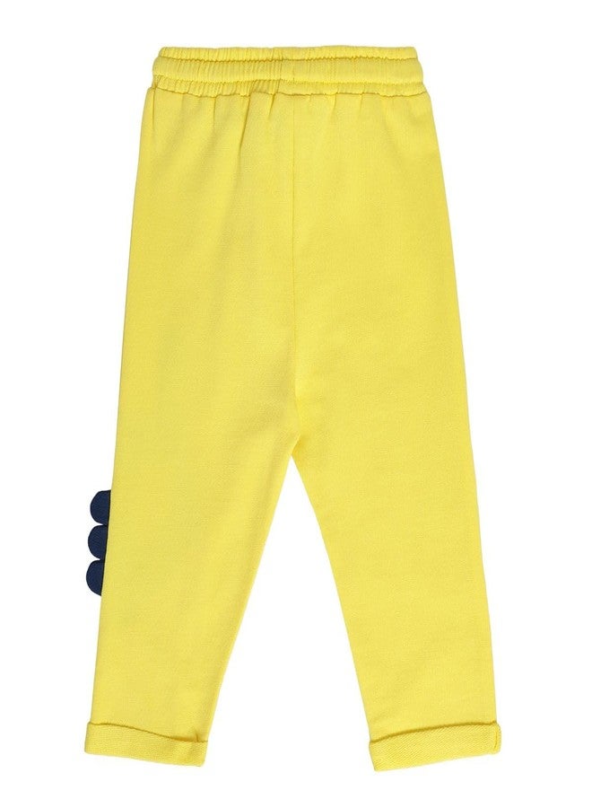 miniklub Baby Knitted Cotton Yellow Color Bottom (3-6M) - Image 3