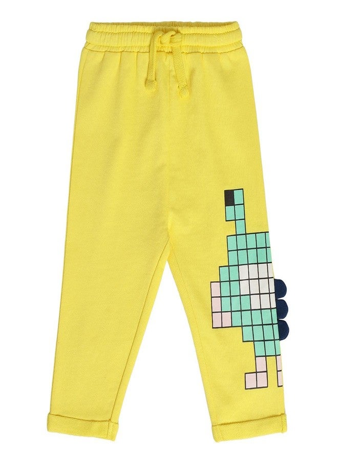 miniklub Baby Knitted Cotton Yellow Color Bottom (3-6M) - Image 1