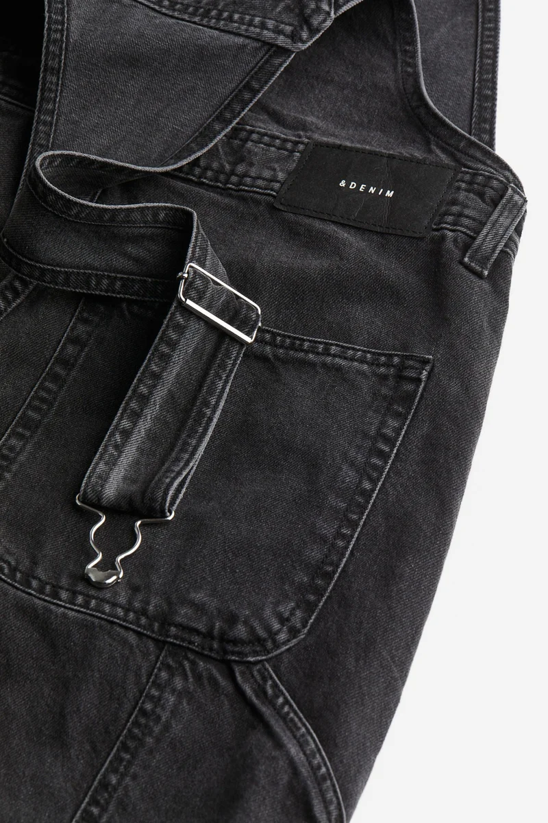 H&M Straight Denim dungarees