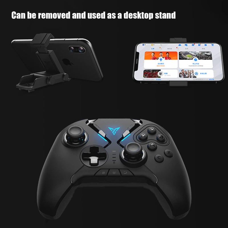 FlyDigi 2 in 1 Phone Clip, 2-Stage Adjustable Bracket Multi-Platform Gaming Controller, Holder Stand Clamp Compatible with Vader 2 and Apex Series Gamepad - Image 3